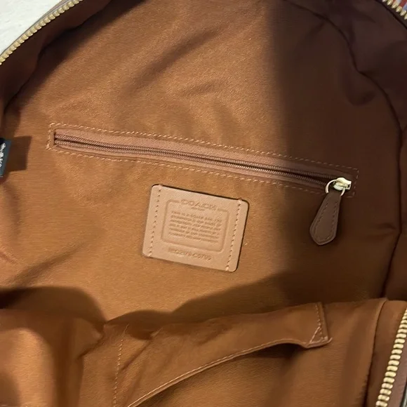 COACH Kenley Backpack In Signature with Stripe